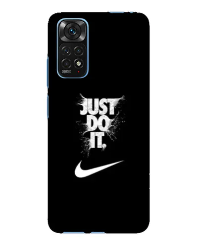 Чехол для Xiaomi Redmi Note 11E Pro с картинкой «Текстовый принт Nike»