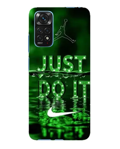 Чехол для Xiaomi Redmi Note 11E Pro с картинкой «Зеленый неоновый Nike»