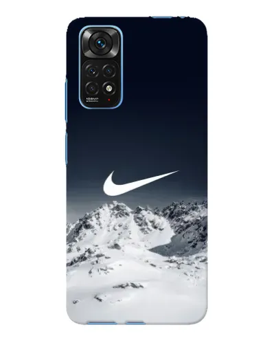 Чехол для Xiaomi Redmi Note 11E Pro с картинкой «Nike — зимние горы»