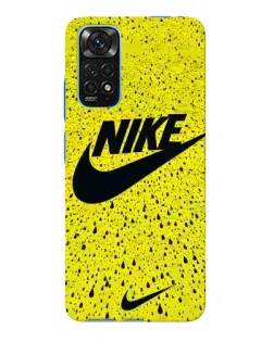 Чехол для Xiaomi Redmi Note 11E Pro с картинкой «Желтый текстурный Nike»