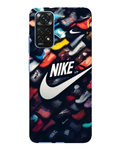 Чехол для Xiaomi Redmi Note 11E Pro с картинкой «Коллекция кроссовок Nike»