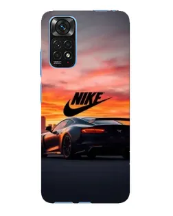 Чехол для Xiaomi Redmi Note 11E Pro с картинкой «Nike и суперкар»