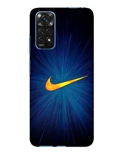 Чохол для Xiaomi Redmi Note 11E Pro з картинкою «Синій пульс Nike» Чохол для Xiaomi Redmi Note 11E Pro з картинкою «Синій пульс Nike»