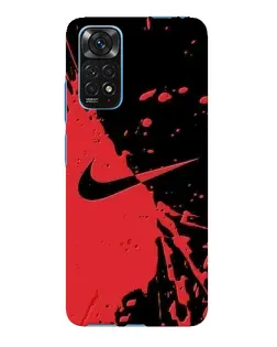 Чохол для Xiaomi Redmi Note 11E Pro з картинкою «Червоні бризки Nike» Чохол для Xiaomi Redmi Note 11E Pro з картинкою «Червоні бризки Nike»