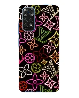 Чохол для Xiaomi Redmi Note 11E Pro з картинкою «Неоновий мікс Nike»