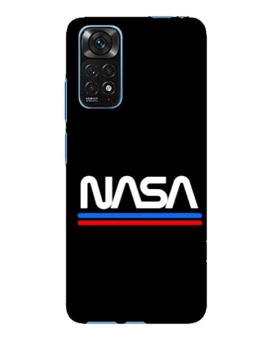 Чехол для Xiaomi Redmi Note 11E Pro с картинкой «NASA — классика Red Blue» Чехол для Xiaomi Redmi Note 11E Pro с картинкой «NASA — классика Red Blue»