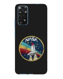 Чехол для Xiaomi Redmi Note 11E Pro с картинкой «NASA — эмблема миссии»