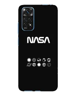 Чехол для Xiaomi Redmi Note 11E Pro с картинкой «NASA — технический принт»