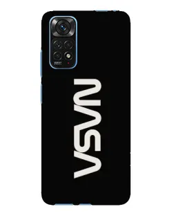 Чехол для Xiaomi Redmi Note 11E Pro с картинкой «NASA — вертикальный логотип»