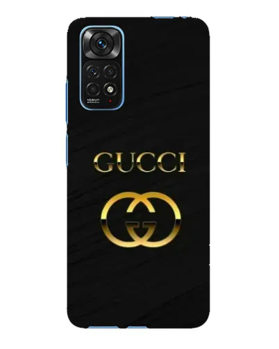 Чехол для Xiaomi Redmi Note 11E Pro с картинкой «Золотой логотип Gucci»