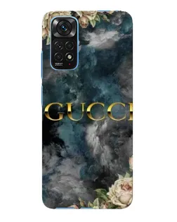 Чехол для Xiaomi Redmi Note 11E Pro с картинкой «Абстрактные цветы Gucci»