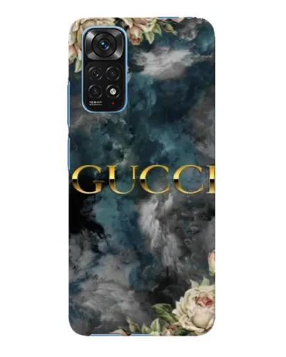 Чехол для Xiaomi Redmi Note 11E Pro с картинкой «Абстрактные цветы Gucci»