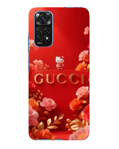 Чехол для Xiaomi Redmi Note 11E Pro с картинкой «Gucci — золотой сад»