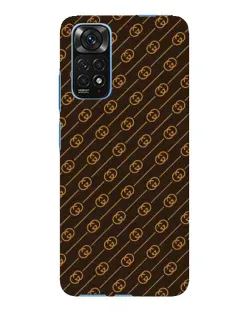 Чехол для Xiaomi Redmi Note 11E Pro с картинкой «Gucci — золотые диагонали»
