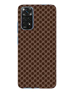 Чехол для Xiaomi Redmi Note 11E Pro с картинкой «Gucci — шоколадная сетка»