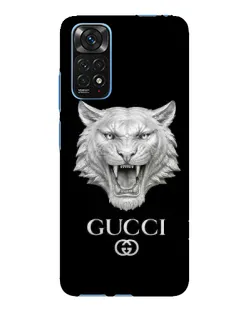 Чехол для Xiaomi Redmi Note 11E Pro с картинкой «Gucci — серебряный лев»