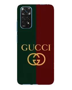 Чехол для Xiaomi Redmi Note 11E Pro с картинкой «Gucci — темно-зеленый градиент»