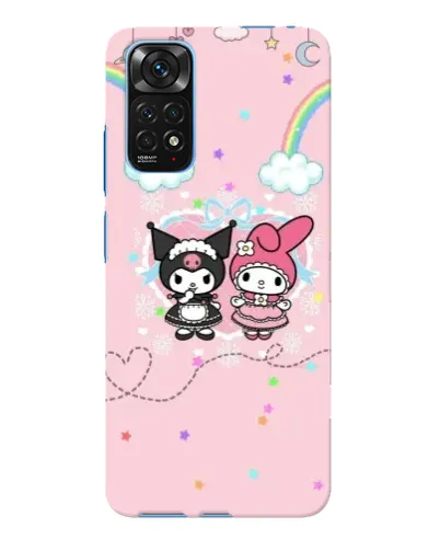 Чохол для Xiaomi Redmi Note 11E Pro з картинкою «My Melody та Kuromi» Чохол для Xiaomi Redmi Note 11E Pro з картинкою «My Melody та Kuromi»