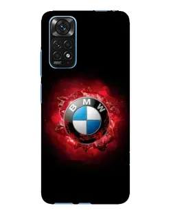 Чехол для Xiaomi Redmi Note 11E Pro с картинкой «Логотип BMW — вспышка»