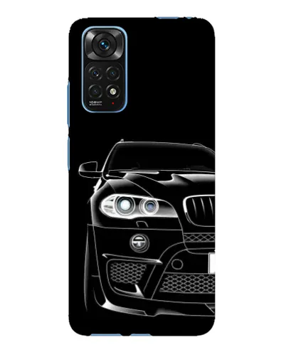 Чехол для Xiaomi Redmi Note 11E Pro с картинкой «Темный силуэт BMW» Чехол для Xiaomi Redmi Note 11E Pro с картинкой «Темный силуэт BMW»