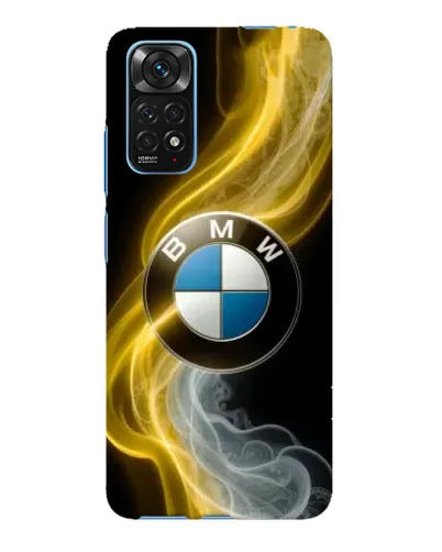 Чехол для Xiaomi Redmi Note 11E Pro с картинкой «Золотистый дым BMW» Чехол для Xiaomi Redmi Note 11E Pro с картинкой «Золотистый дым BMW»