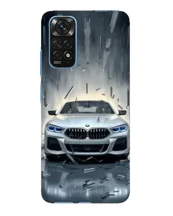 Чехол для Xiaomi Redmi Note 11E Pro с картинкой «BMW в свете фар»