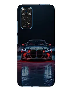 Чехол для Xiaomi Redmi Note 11E Pro с картинкой «BMW на мокрой дороге»