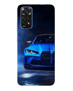 Чехол для Xiaomi Redmi Note 11E Pro с картинкой «Голубая BMW M4»