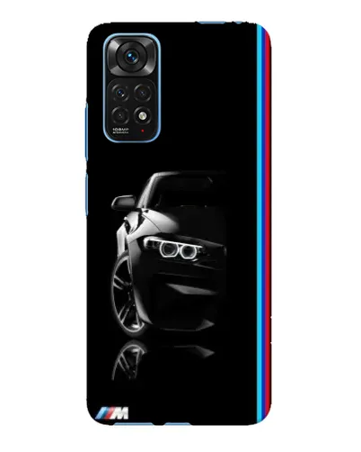Чехол для Xiaomi Redmi Note 11E Pro с картинкой «Силуэт BMW в темноте» Чехол для Xiaomi Redmi Note 11E Pro с картинкой «Силуэт BMW в темноте»