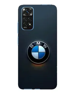 Чехол для Xiaomi Redmi Note 11E Pro с картинкой «Логотип BMW — минимализм»