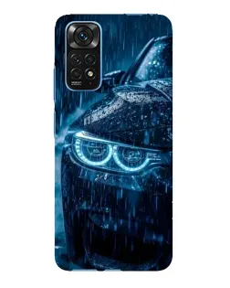Чехол для Xiaomi Redmi Note 11E Pro с картинкой «BMW под дождем»