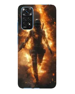 Чохол для Xiaomi Redmi Note 11E Pro з картинкою «BMW — швидкість у дощі»