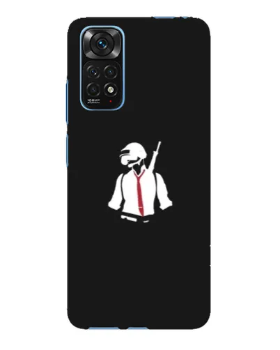 Чохол для Xiaomi Redmi Note 11E Pro з картинкою «PUBG — силует воїна» Чохол для Xiaomi Redmi Note 11E Pro з картинкою «PUBG — силует воїна»