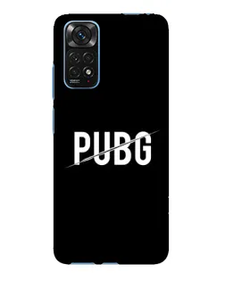 Чохол для Xiaomi Redmi Note 11E Pro з картинкою «PUBG — білий логотип»