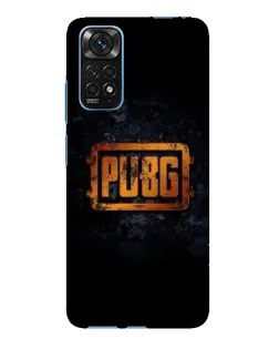 Чохол для Xiaomi Redmi Note 11E Pro з картинкою «PUBG — золотий логотип»