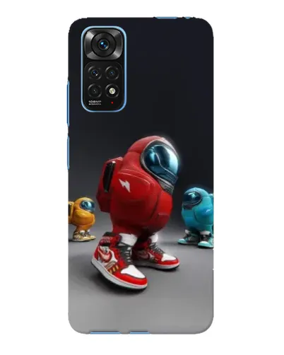 Чехол для Xiaomi Redmi Note 11E Pro с картинкой «Among Us — 3D стиль»