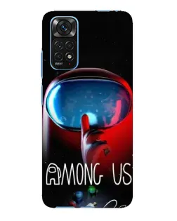 Чохол для Xiaomi Redmi Note 11E Pro з картинкою «Червоний імпостер — макро» Чохол для Xiaomi Redmi Note 11E Pro з картинкою «Червоний імпостер — макро»