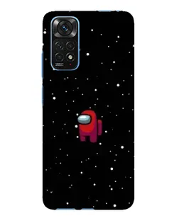 Чехол для Xiaomi Redmi Note 11E Pro с картинкой «Красный Among Us»