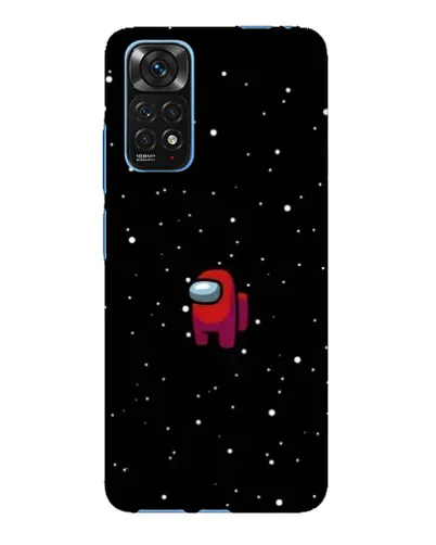 Чехол для Xiaomi Redmi Note 11E Pro с картинкой «Красный Among Us»