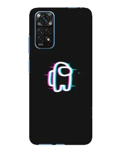 Чехол для Xiaomi Redmi Note 11E Pro с картинкой «Among Us неон»