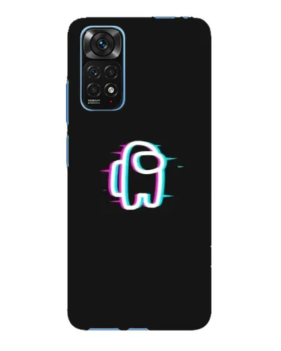 Чехол для Xiaomi Redmi Note 11E Pro с картинкой «Among Us неон»
