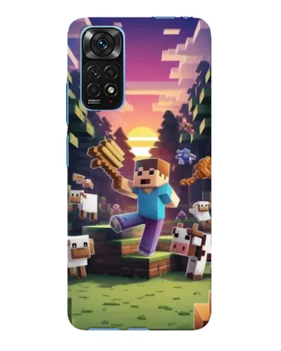 Чохол для Xiaomi Redmi Note 11E Pro з картинкою «Стів на фермі» Чохол для Xiaomi Redmi Note 11E Pro з картинкою «Стів на фермі»