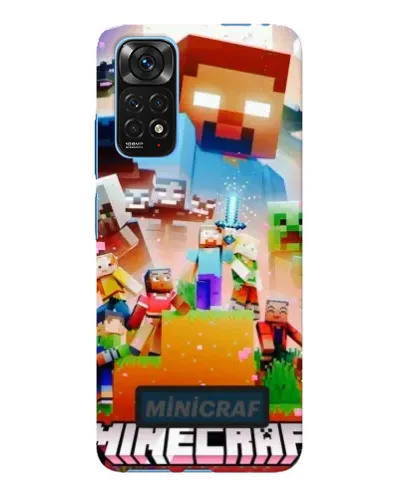 Чохол для Xiaomi Redmi Note 11E Pro з картинкою «Minecraft герої гри» Чохол для Xiaomi Redmi Note 11E Pro з картинкою «Minecraft герої гри»