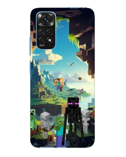 Чохол для Xiaomi Redmi Note 11E Pro з картинкою «Ендермен у лісі» Чохол для Xiaomi Redmi Note 11E Pro з картинкою «Ендермен у лісі»