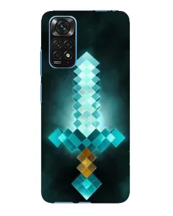 Чохол для Xiaomi Redmi Note 11E Pro з картинкою «Алмазний меч неон»