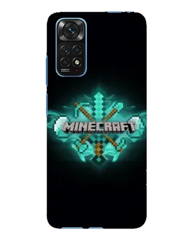 Чохол для Xiaomi Redmi Note 11E Pro з картинкою «Minecraft Diamond лого» Чохол для Xiaomi Redmi Note 11E Pro з картинкою «Minecraft Diamond лого»