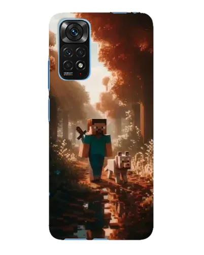 Чохол для Xiaomi Redmi Note 11E Pro з картинкою «Стів у лісі» Чохол для Xiaomi Redmi Note 11E Pro з картинкою «Стів у лісі»