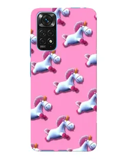 Чохол для Xiaomi Redmi Note 11E Pro з картинкою «Єдинороги на рожевому» Чохол для Xiaomi Redmi Note 11E Pro з картинкою «Єдинороги на рожевому»