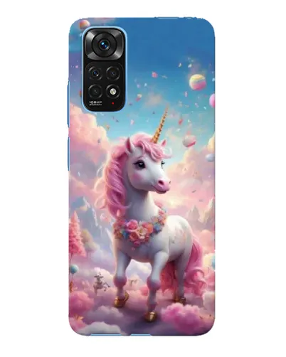 Чохол для Xiaomi Redmi Note 11E Pro з картинкою «Єдиноріг серед хмар»