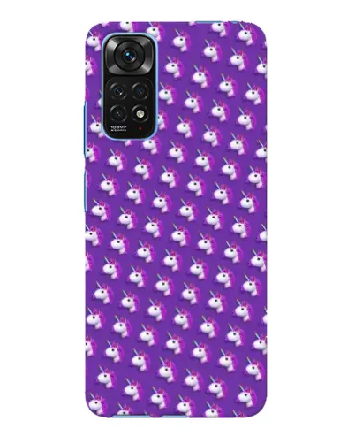 Чохол для Xiaomi Redmi Note 11E Pro з картинкою «Єдинороги на фіолетовому»